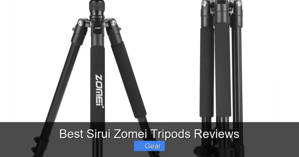 Best Sirui Zomei Tripods Reviews