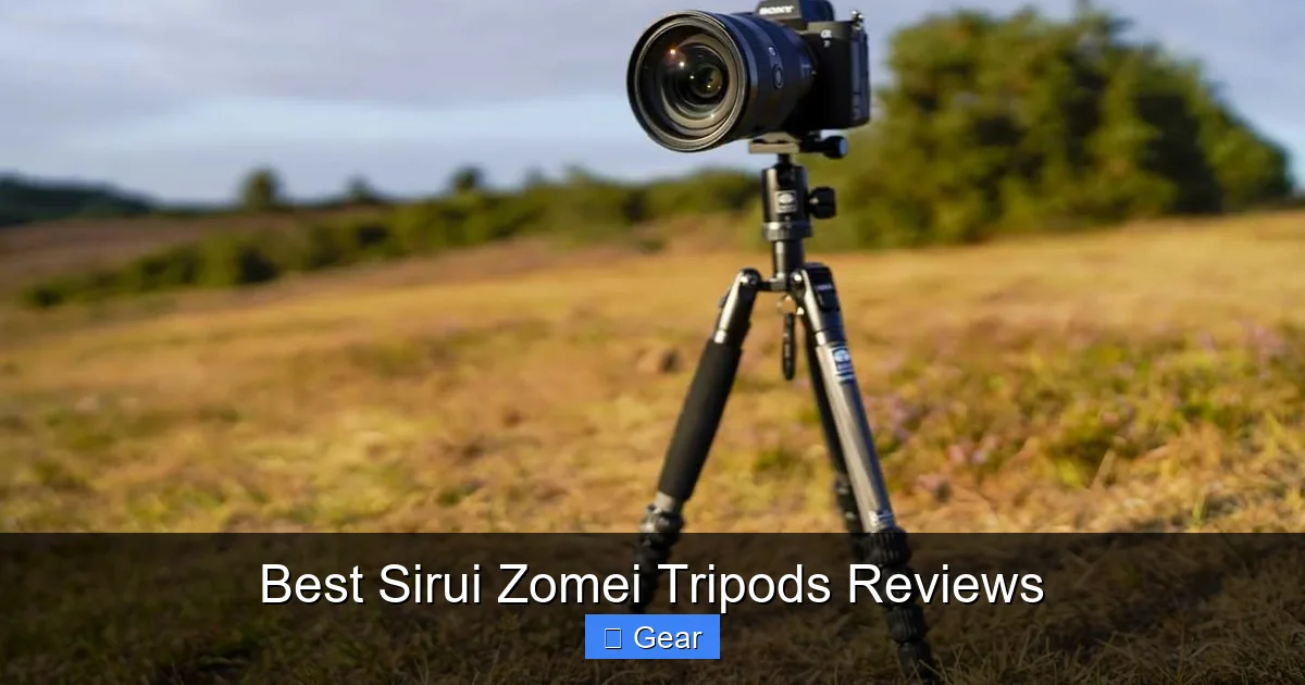Best Sirui Zomei Tripods Reviews