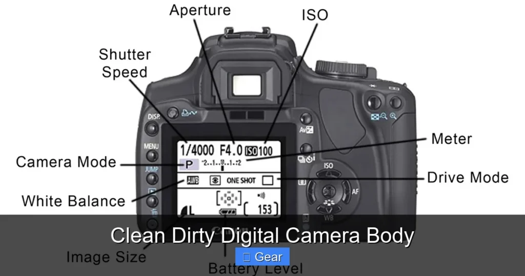 Clean Dirty Digital Camera Body