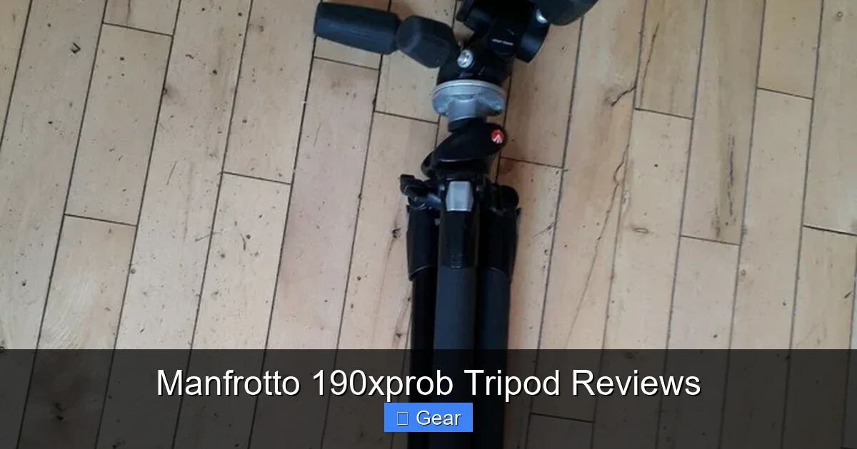 Manfrotto 190xprob Tripod Reviews