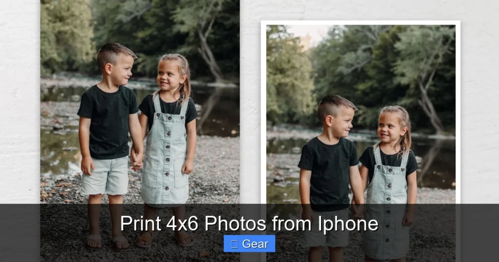 Print 4x6 Photos from Iphone