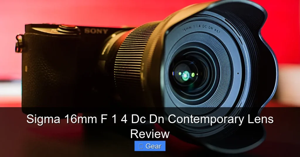 Sigma 16mm F 1 4 Dc Dn Contemporary Lens Review