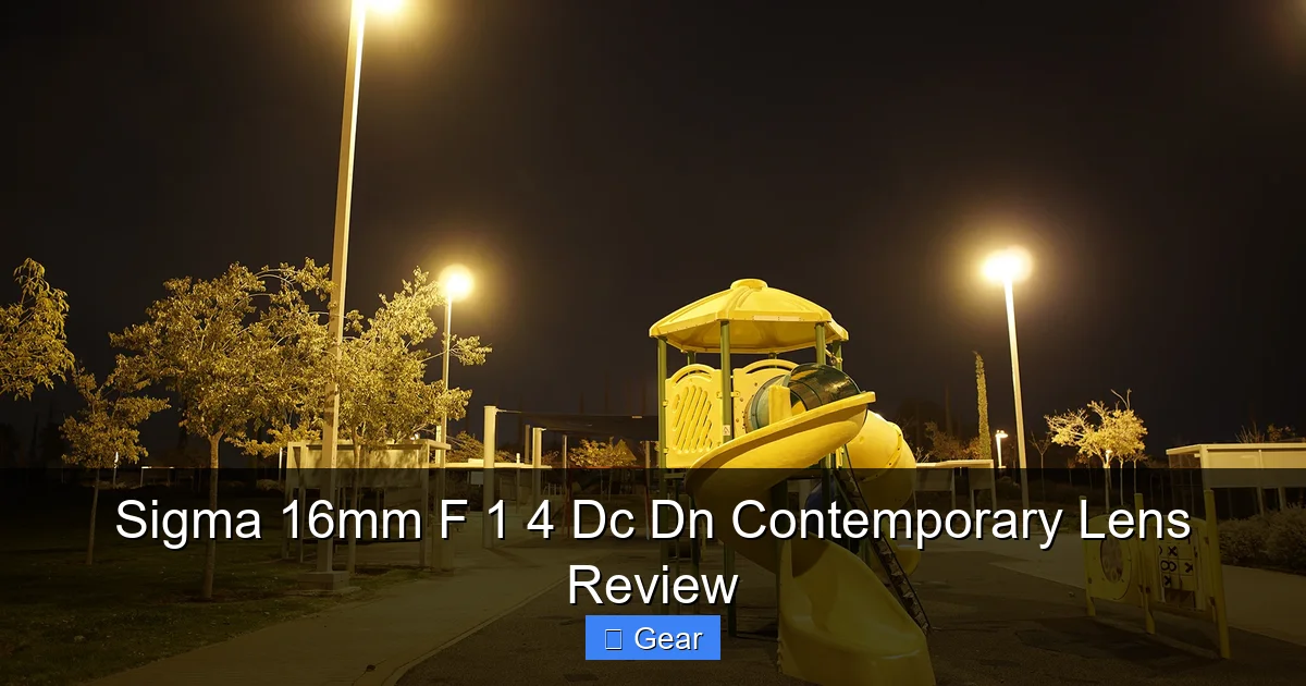 Sigma 16mm F 1 4 Dc Dn Contemporary Lens Review