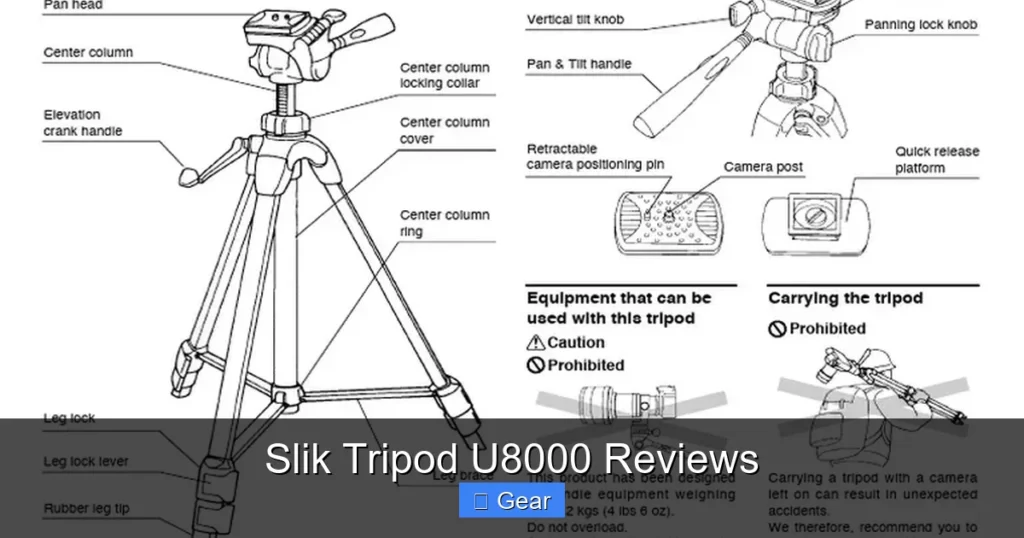 Slik Tripod U8000 Reviews
