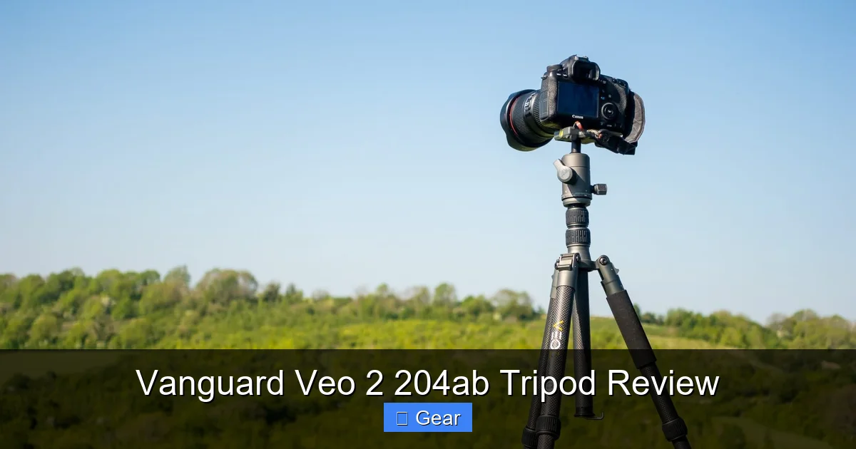 Vanguard Veo 2 204ab Tripod Review