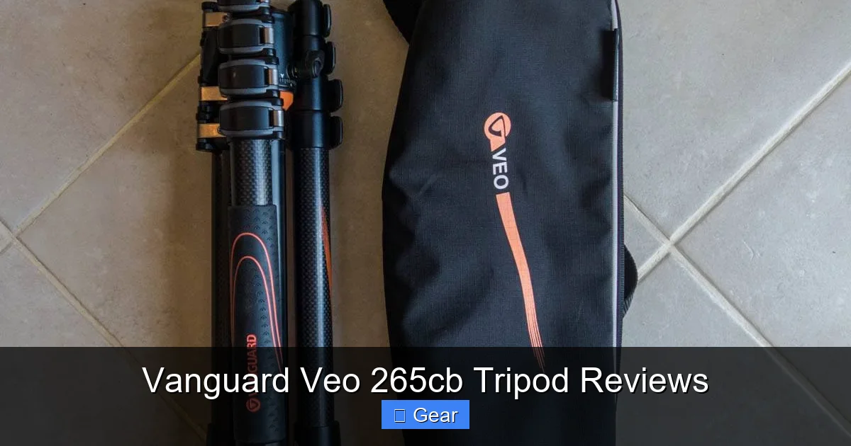 Vanguard Veo 265cb Tripod Reviews